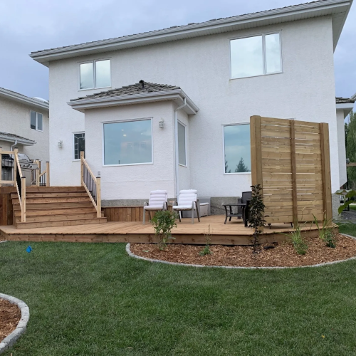 Picture of yard patio.
