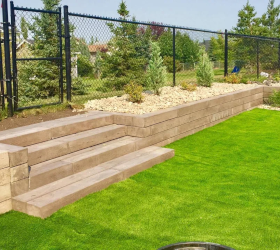 Stone Retaining Wall